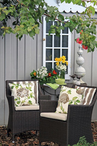 floral outdoor fabric